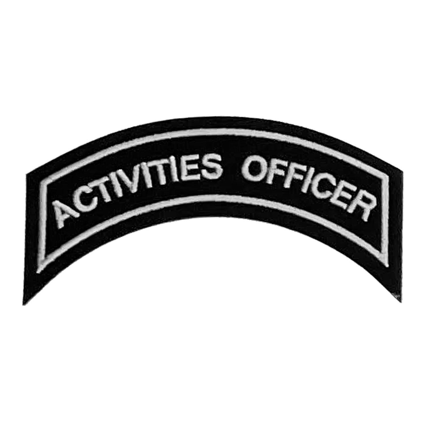 Parche ACTIVITIES OFFICER en Plateado