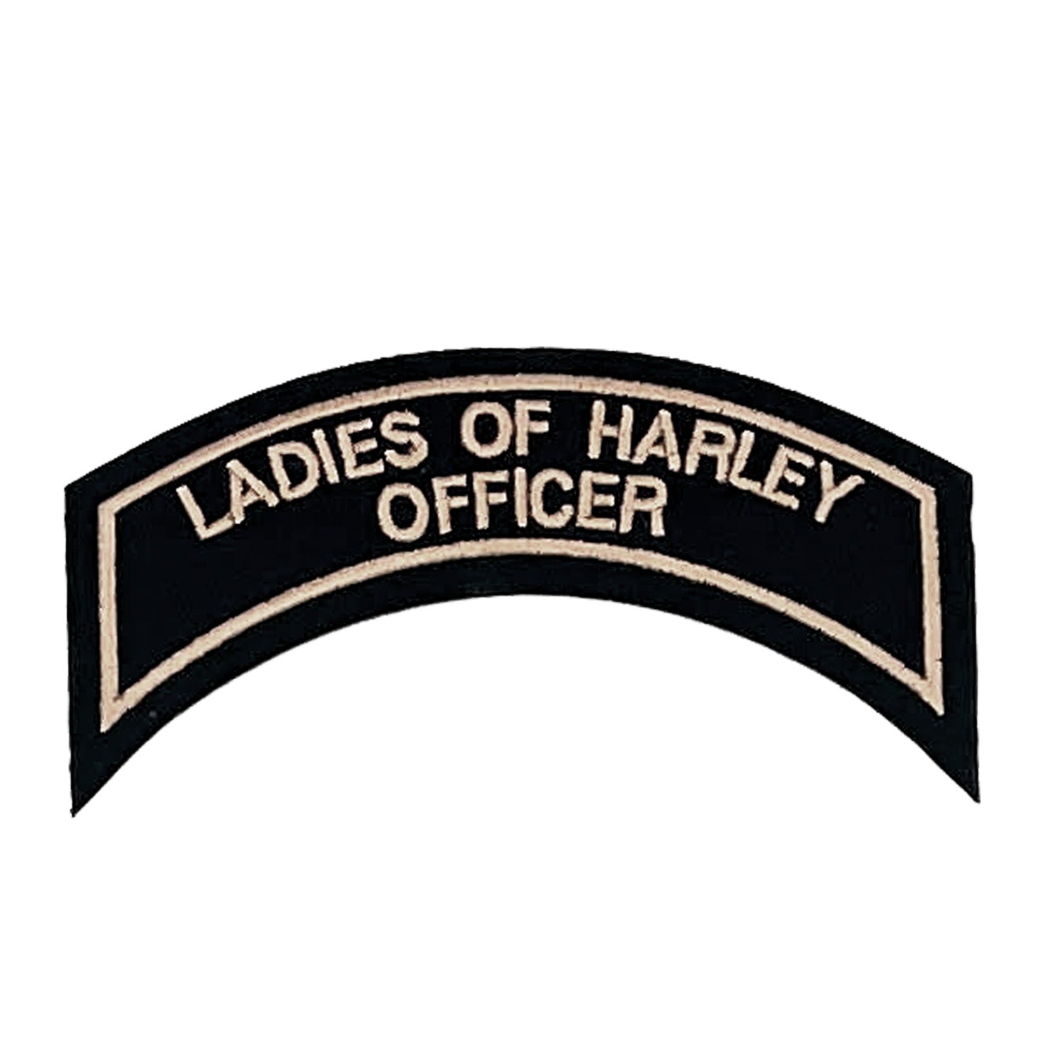 Parche LADIES OF HARLEY OFFICER en Tan