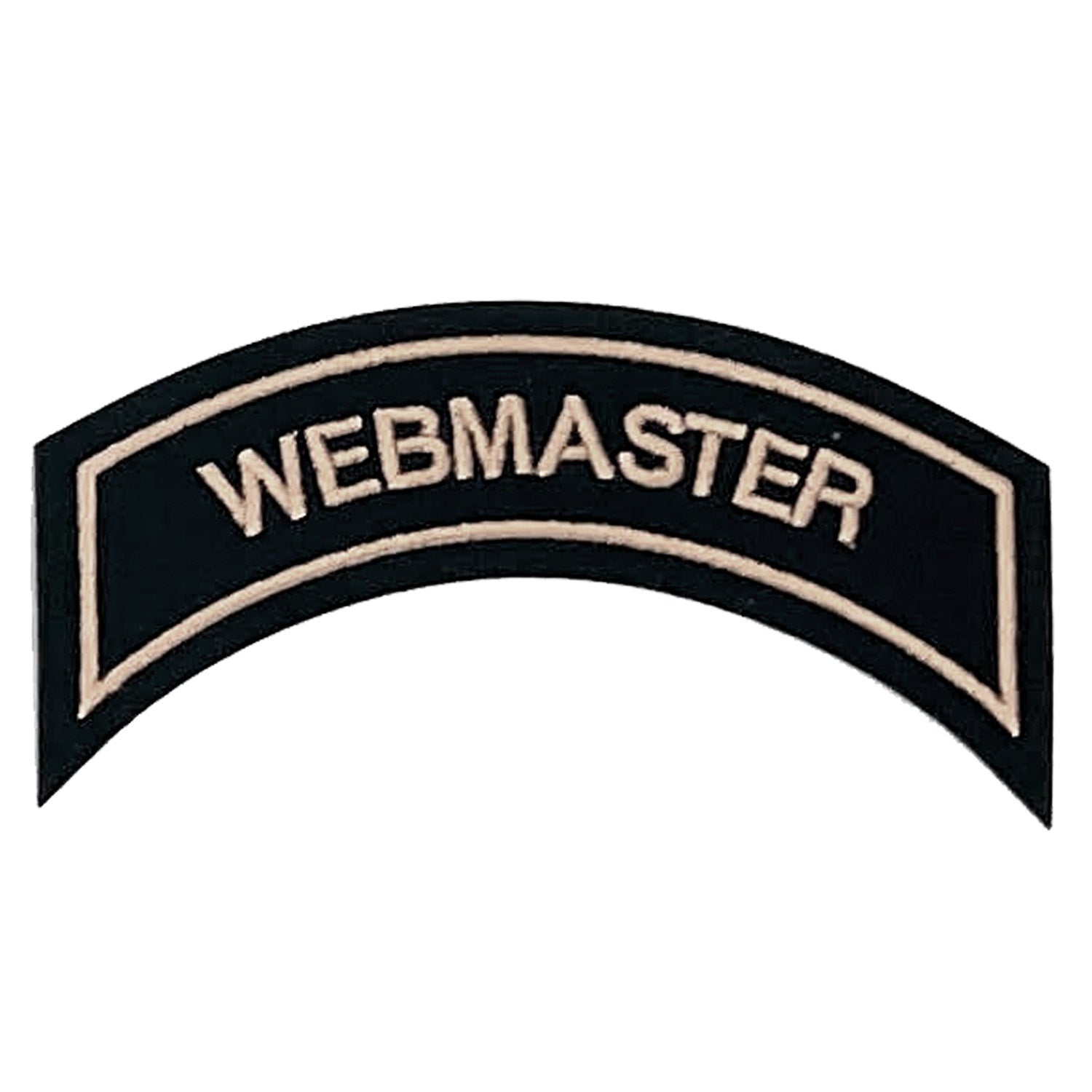 Patch WEBMASTER color marrone chiaro