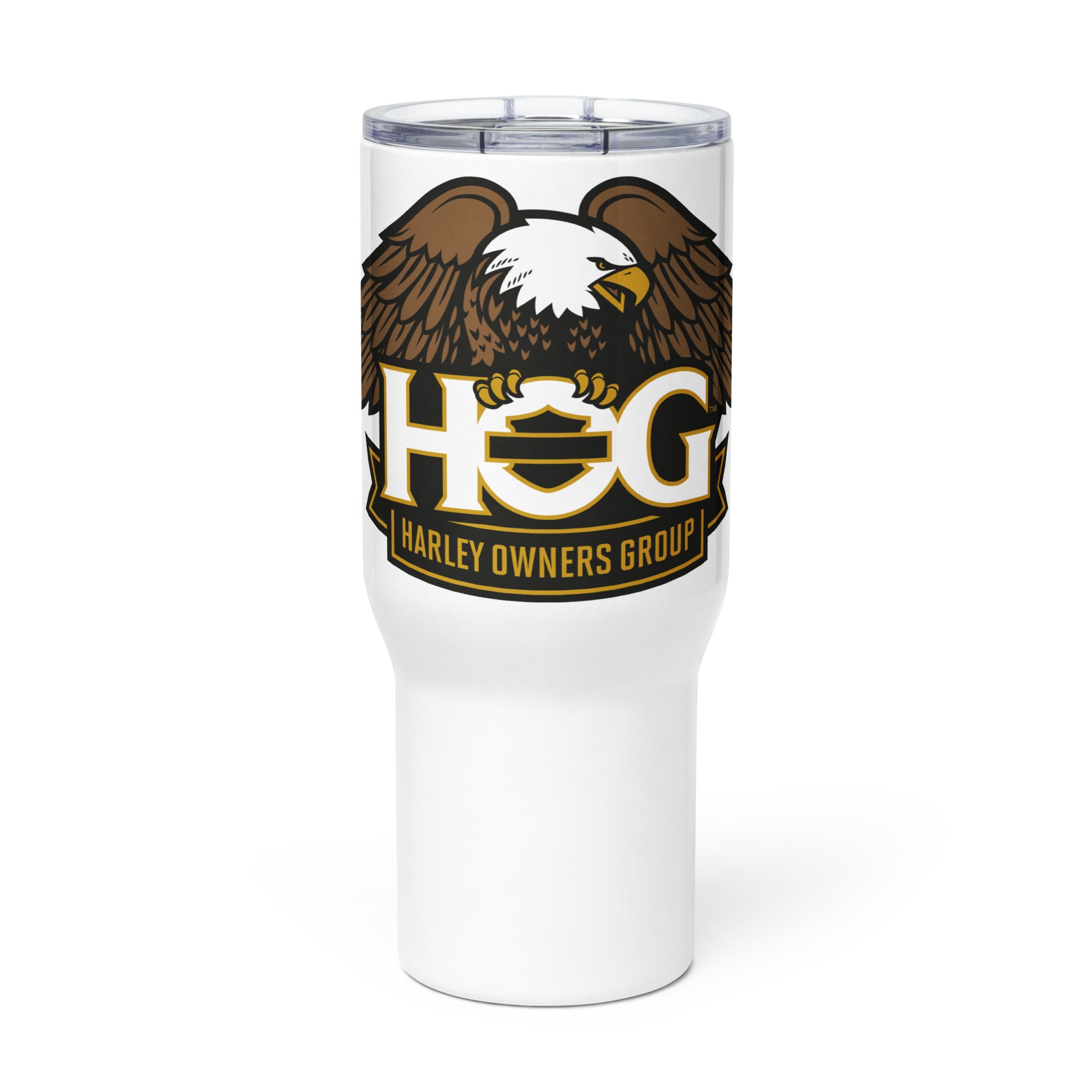 H.O.G. Travel mug with a handle