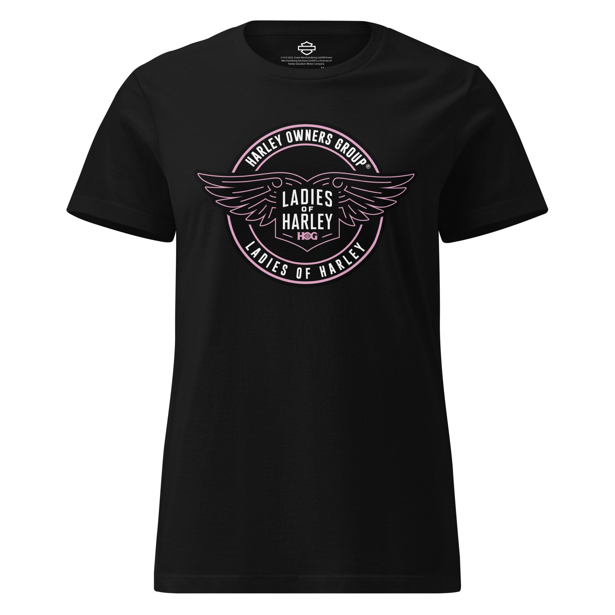 T-Shirt Donna Guns N' Roses - Logo Classico, Colore Nero, Cotone Morbido, Maglietta Ufficiale Rock