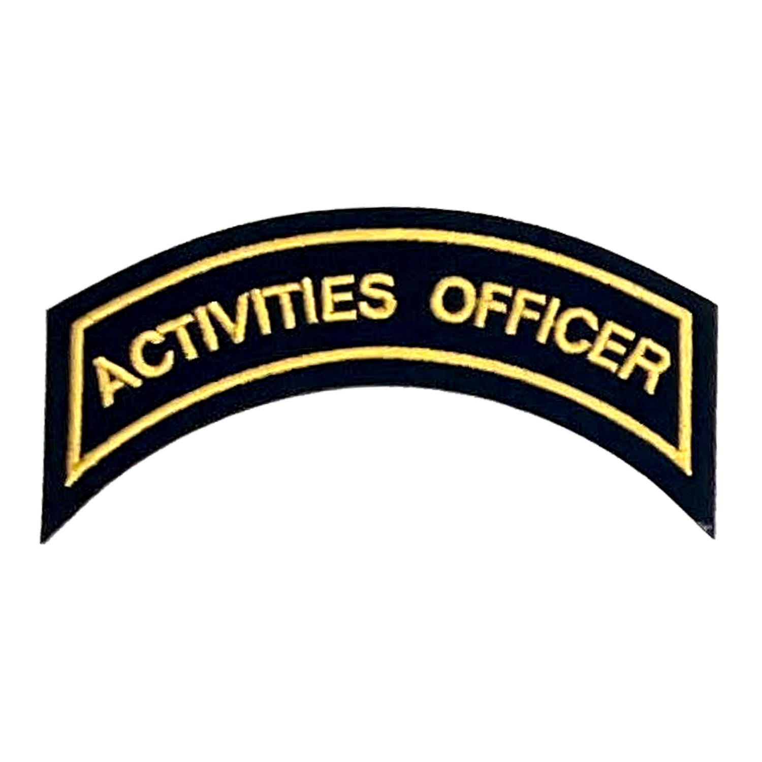 ACTIVITIES OFFICER Patch In Gold