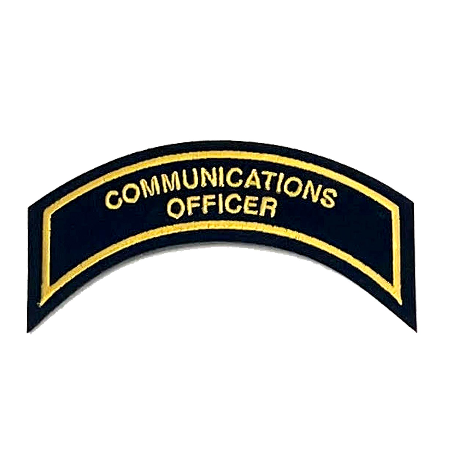 COMMUNICATIONS OFFICER Patch In Gold