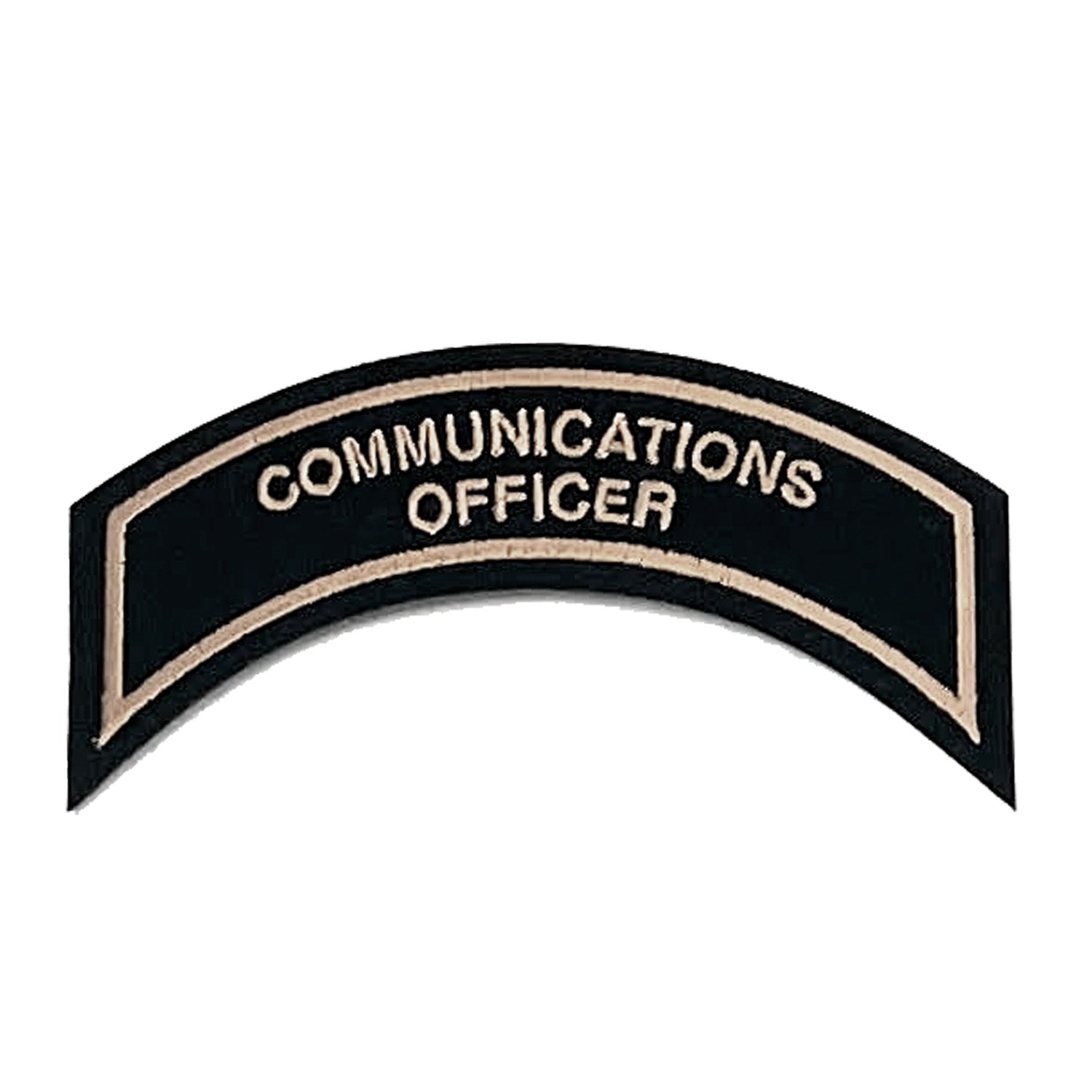 COMMUNICATIONS OFFICER Patch In Tan