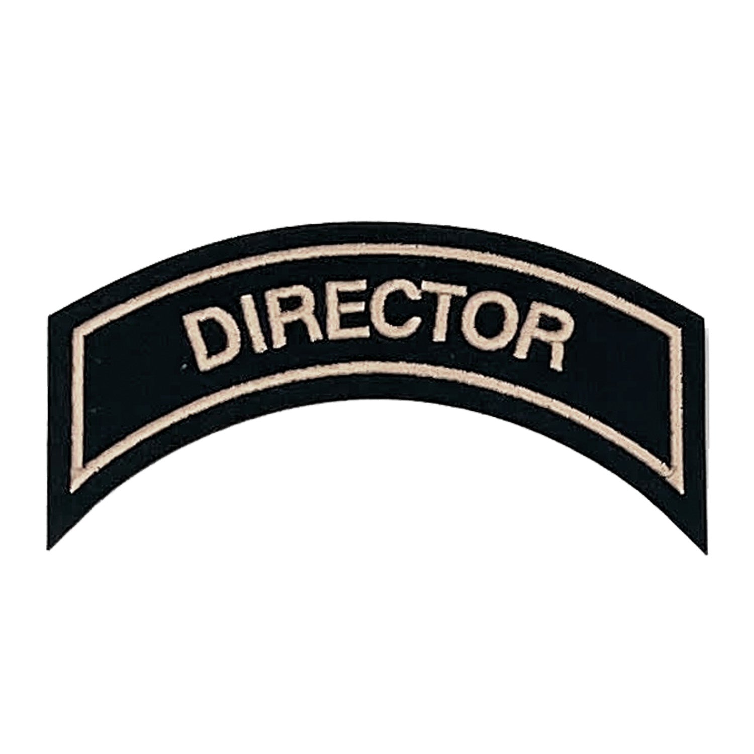 Patch DIRETTORE in marrone chiaro