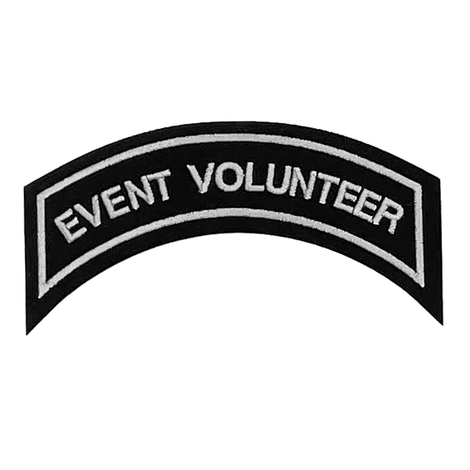 EVENT VOLUNTEER Patch In Silver