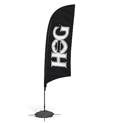 Banner con cartello a vela HOG