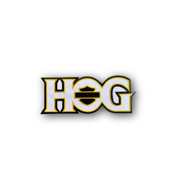 HOG Icon Patch klein in Gold