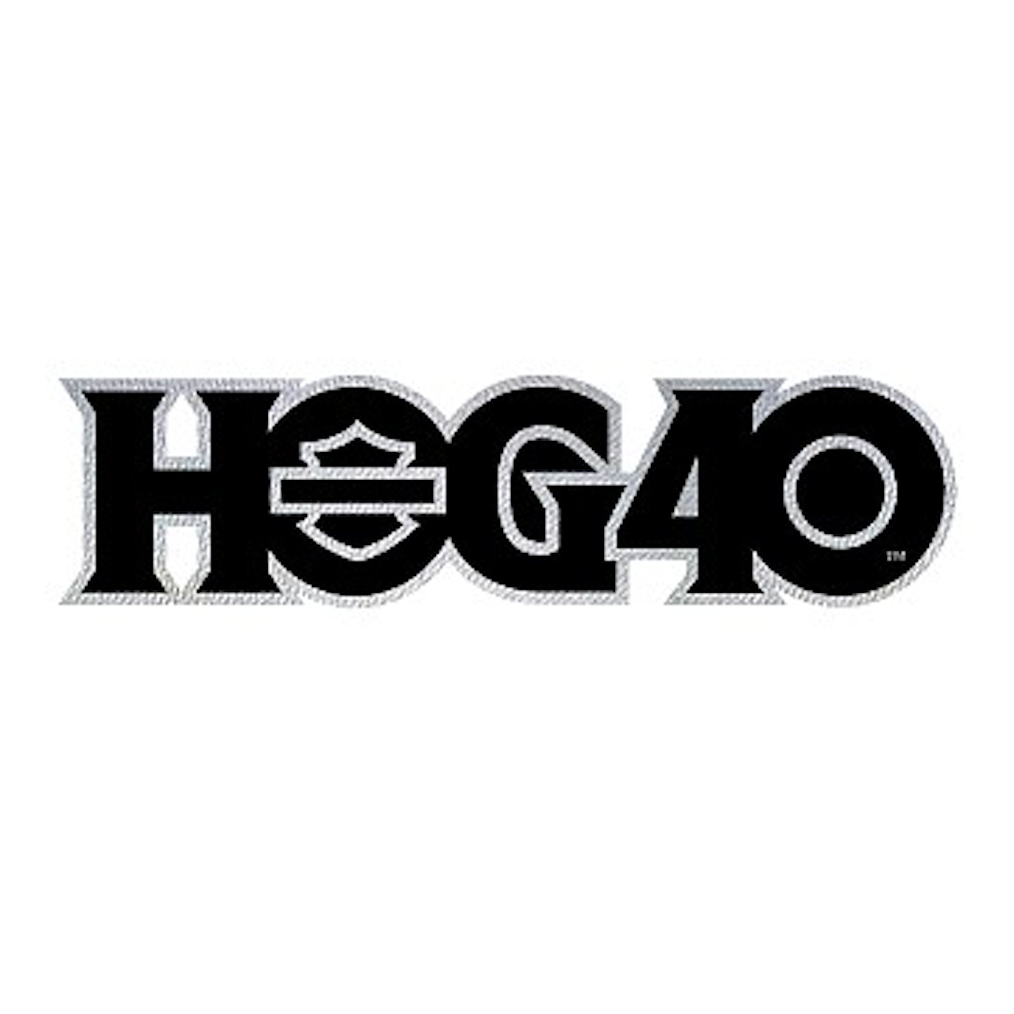 H.O.G40 Logo Patch - Large