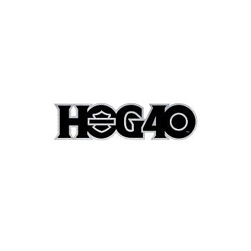 H.O.G40 Logo Patch - Small