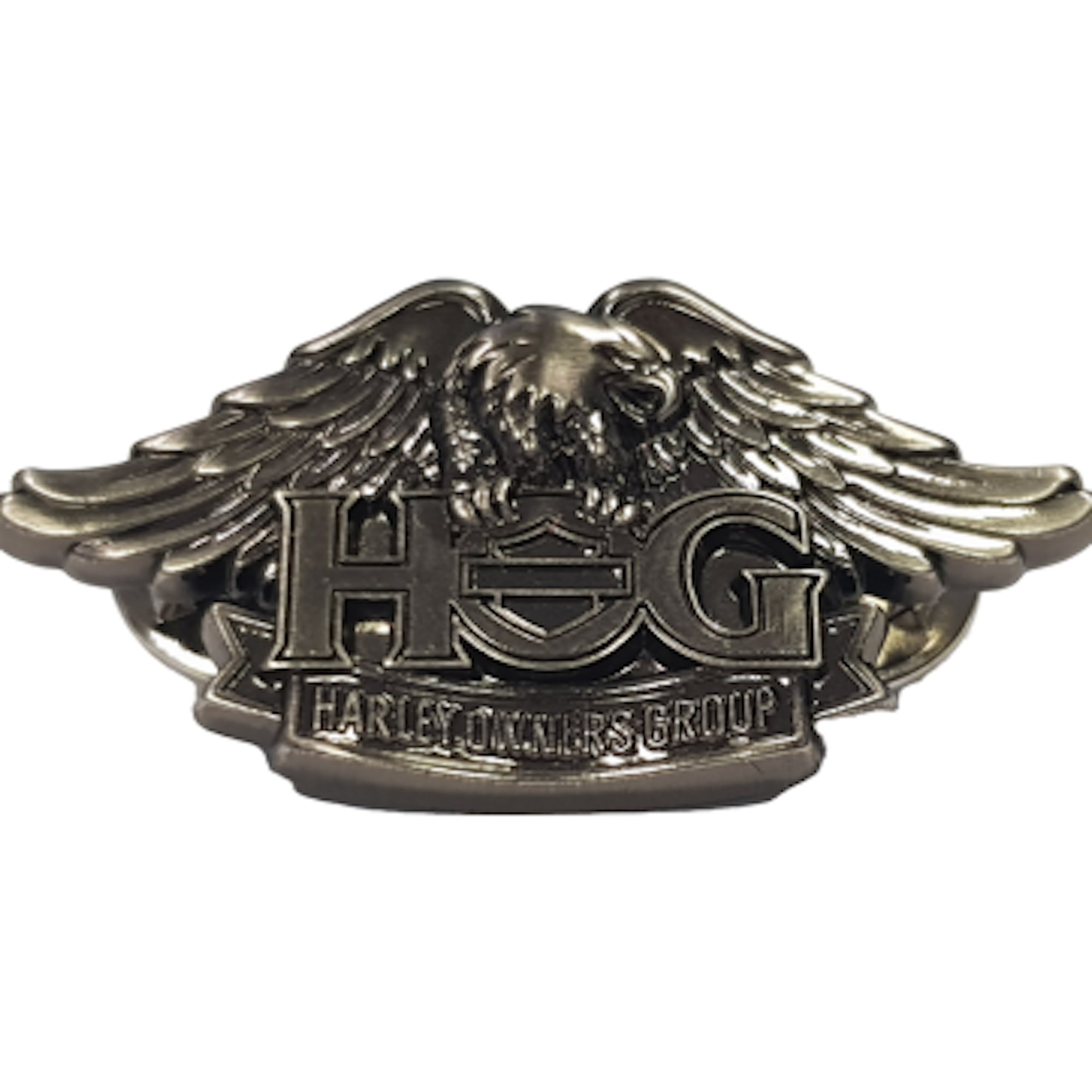 Pin H.O.G  Eagle - ARGENT ANTIQUE