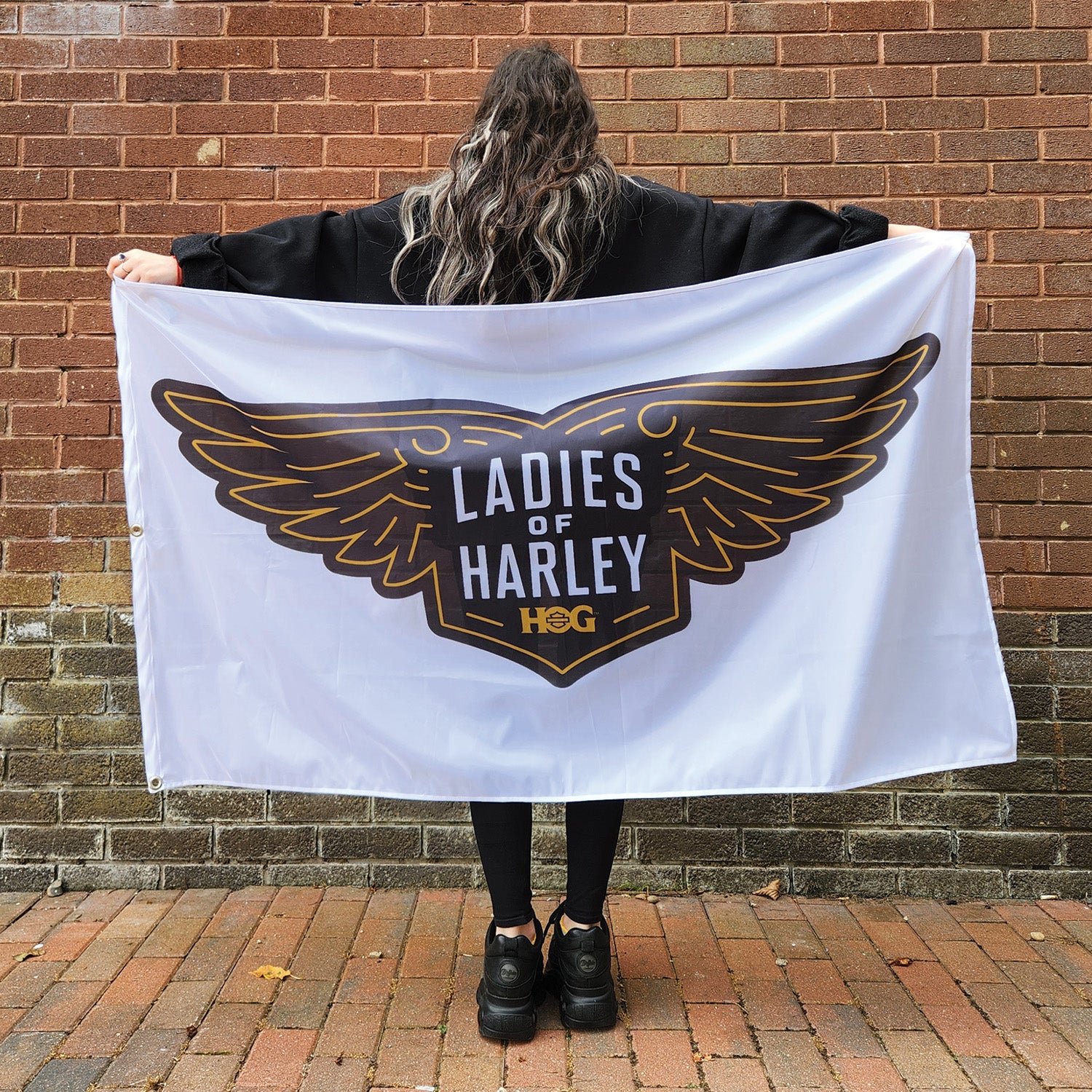 LOH Wings Flag in White