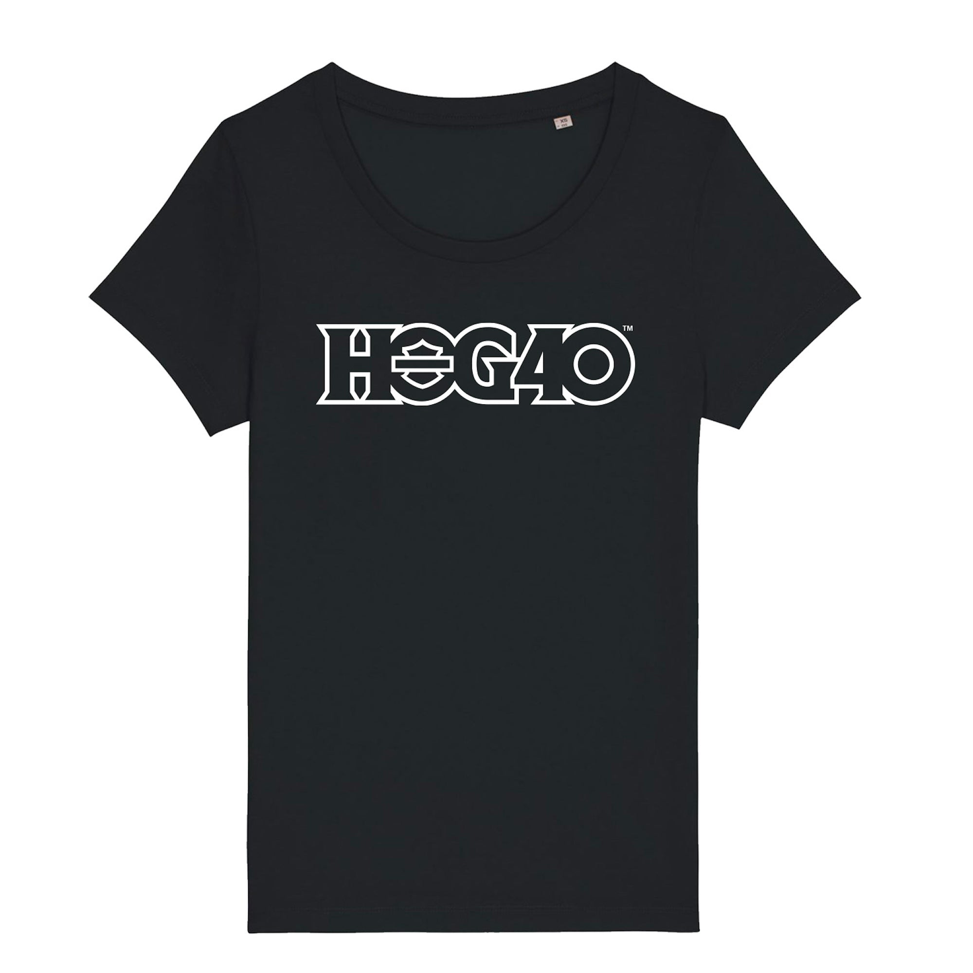 HOG40 Damen-Logo-T-Shirt