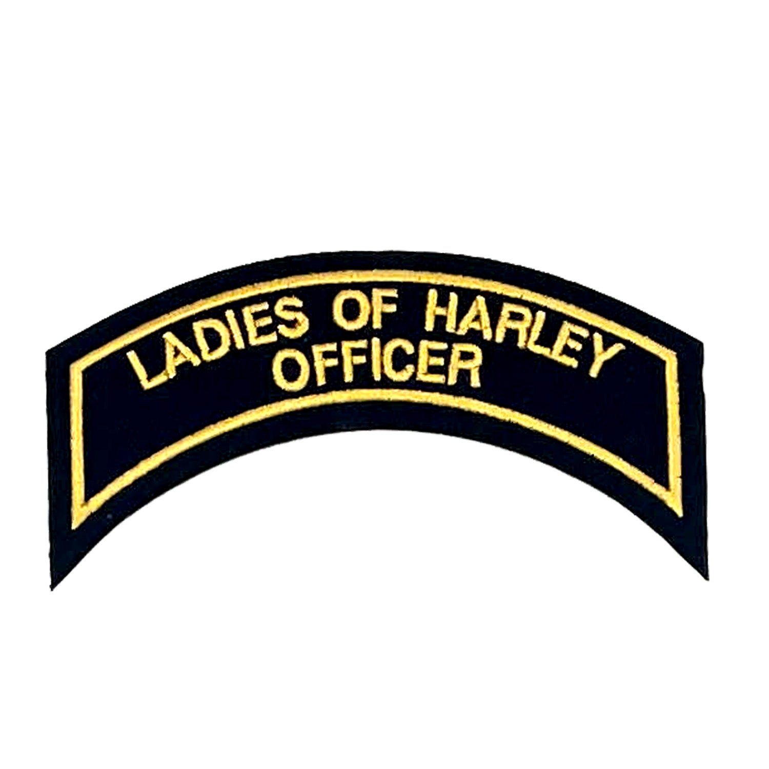 Parche LADIES OF HARLEY OFFICER en Dorado