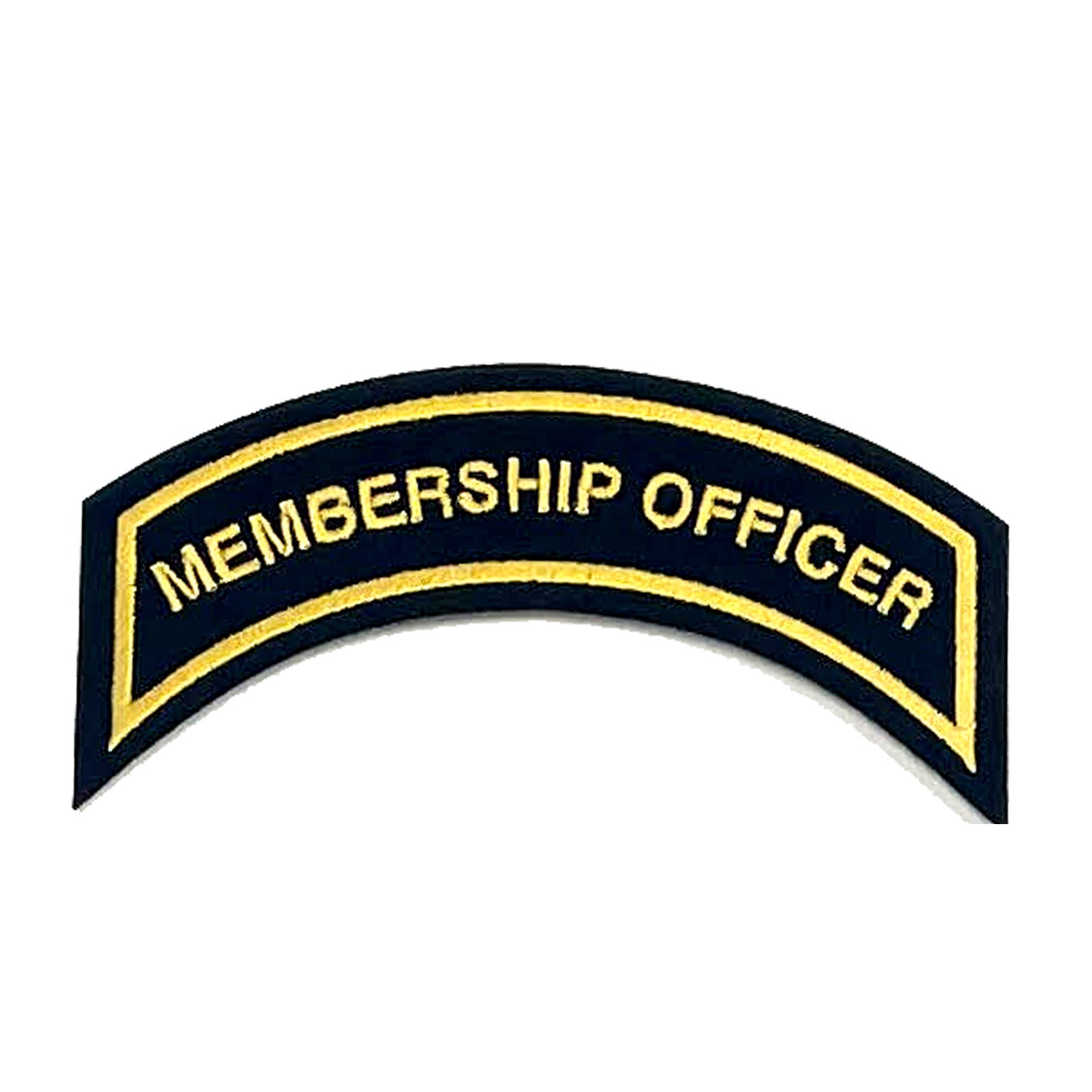 MEMBERSHIP OFFICER Patch In Gold