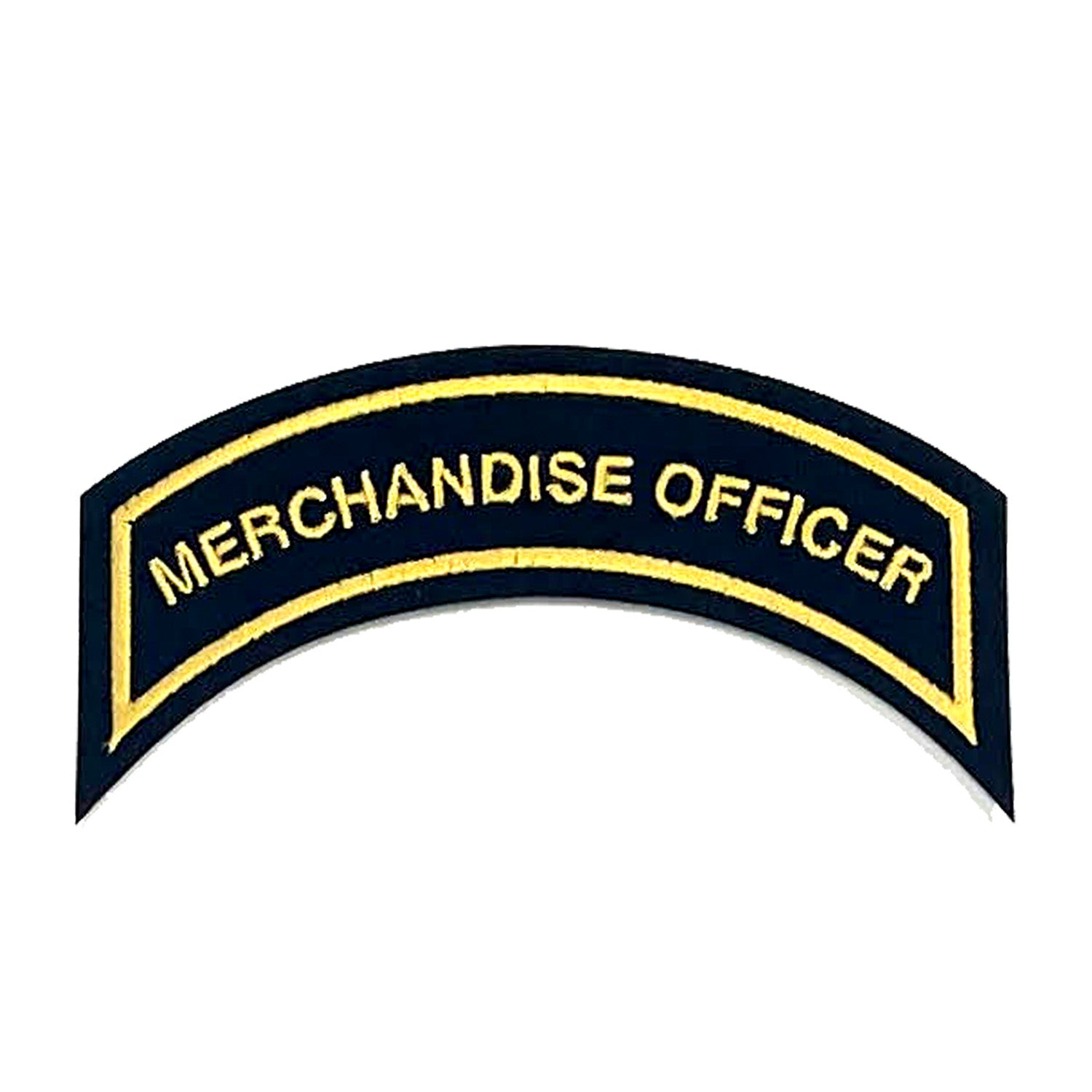 Parche MERCHANDISE OFFICER en Dorado