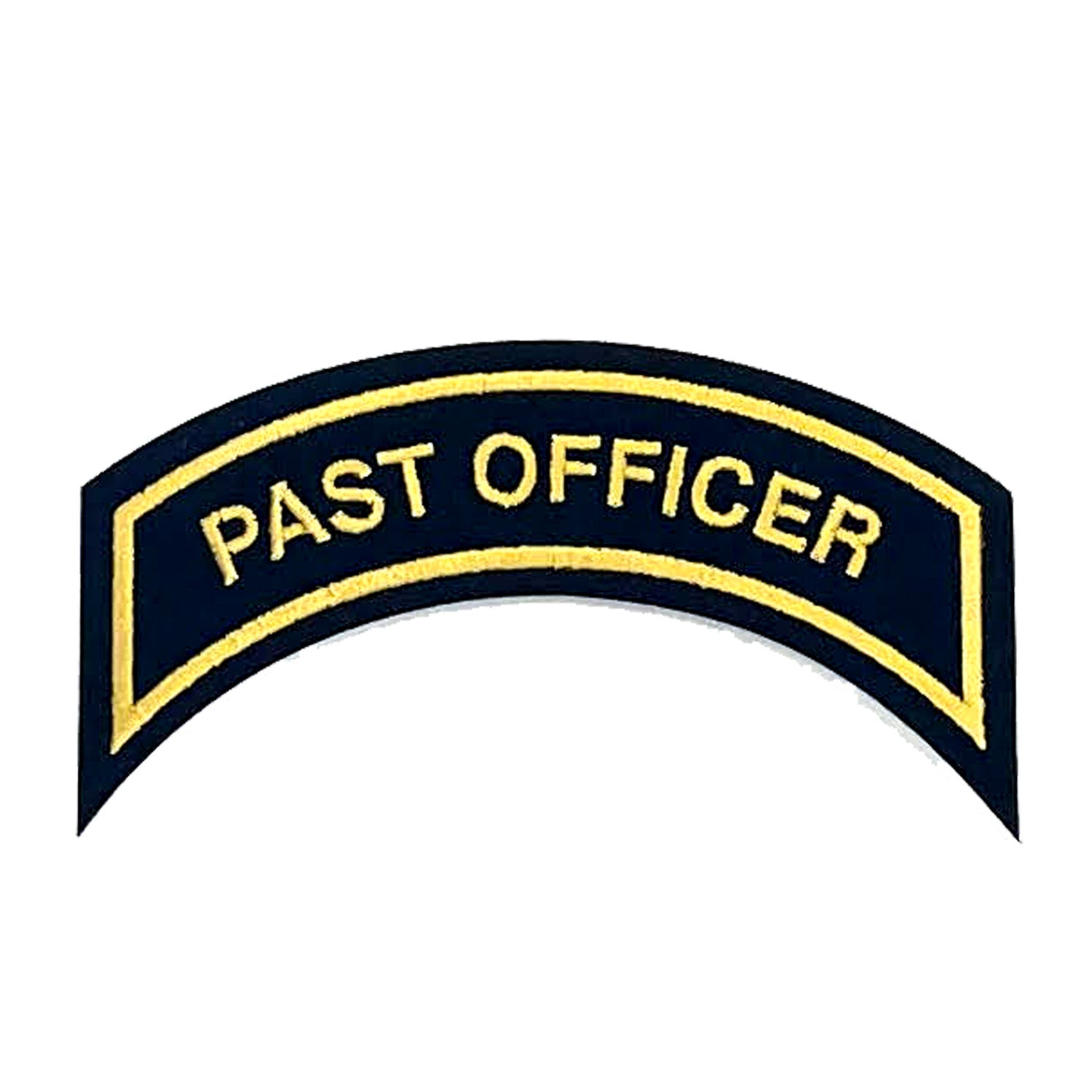 Parche PAST OFFICER en Dorado