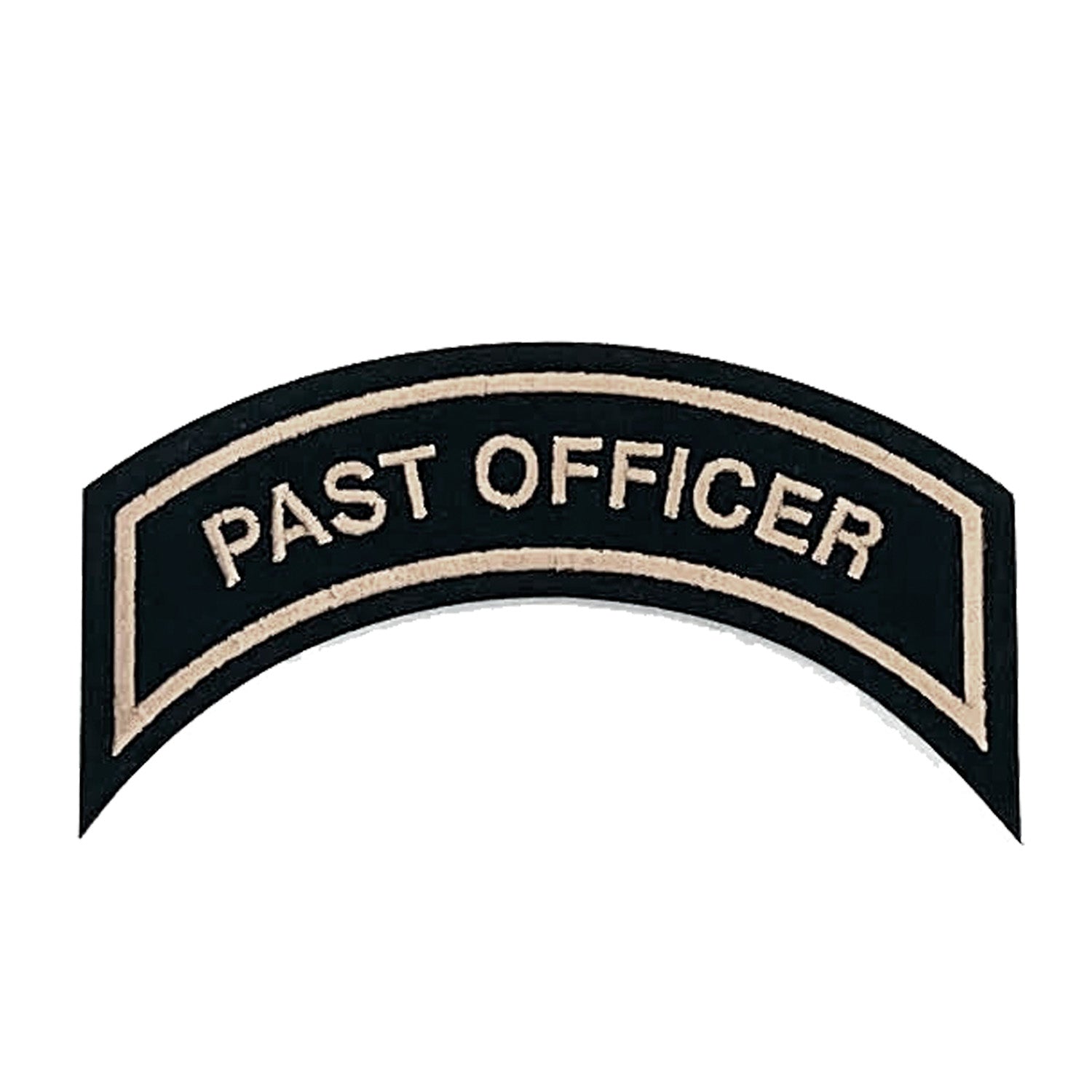 Parche PAST OFFICER en Tan