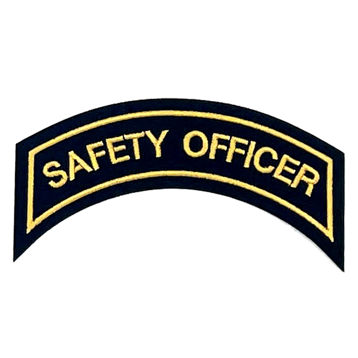 SAFETY OFFICER Patch In Gold
