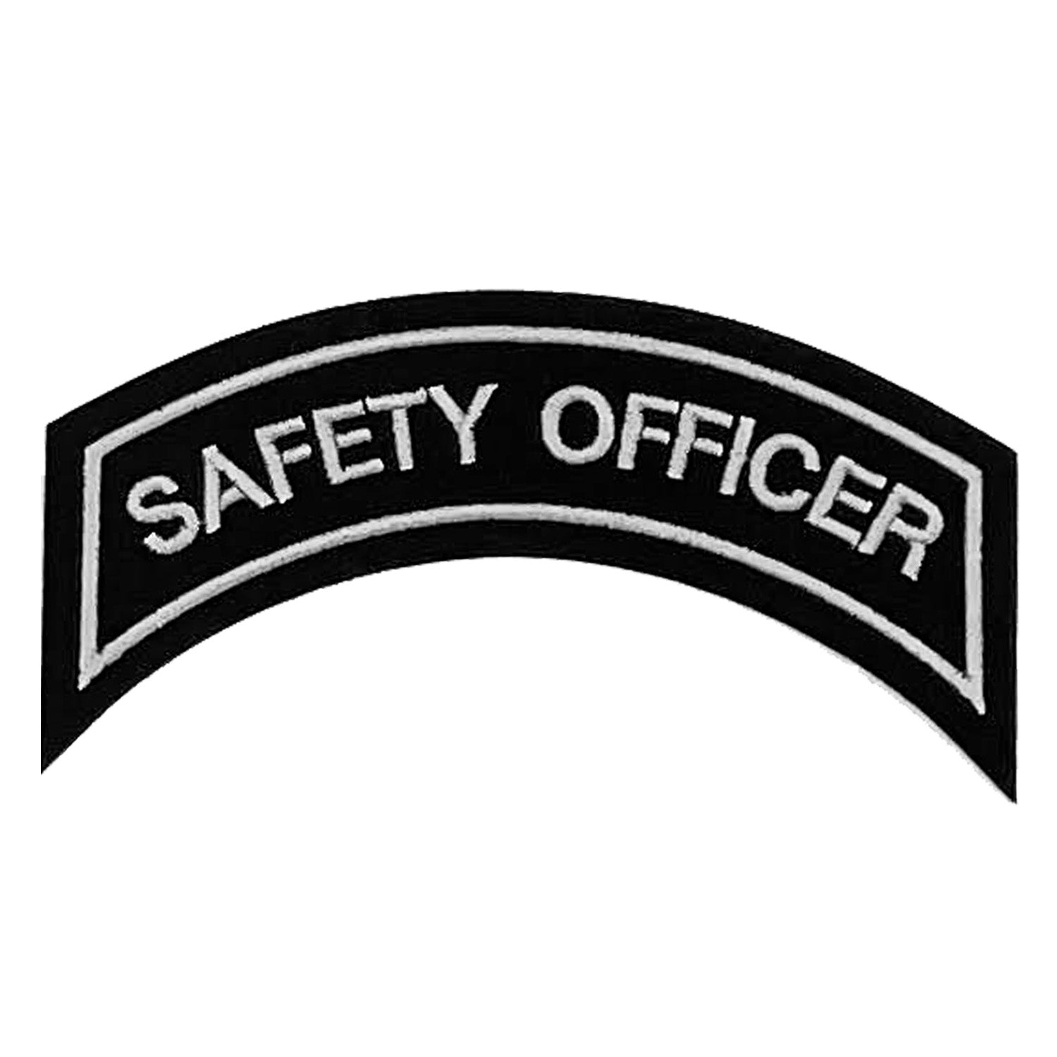 SAFETY OFFICER Patch In Silver