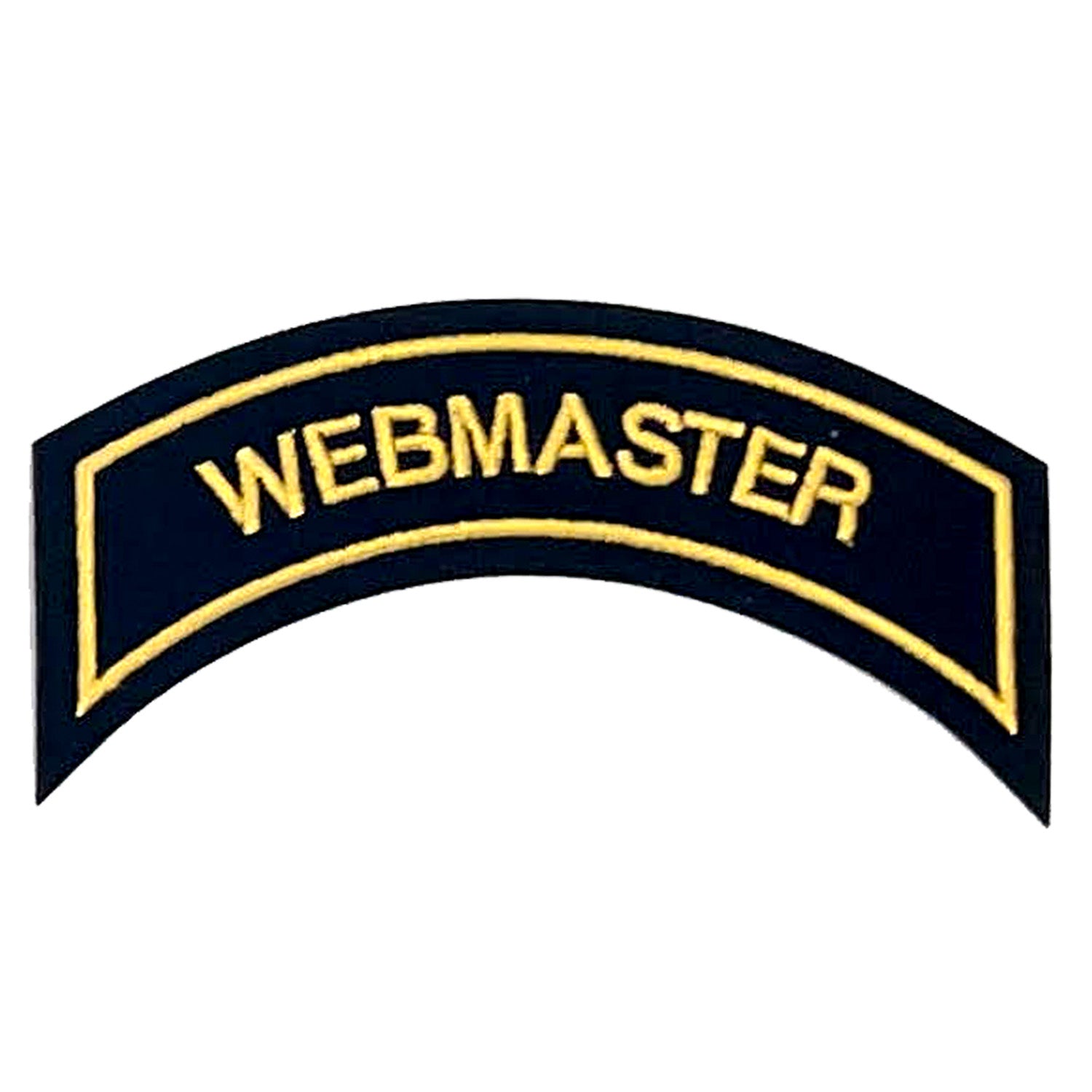 WEBMASTER Patch In Gold