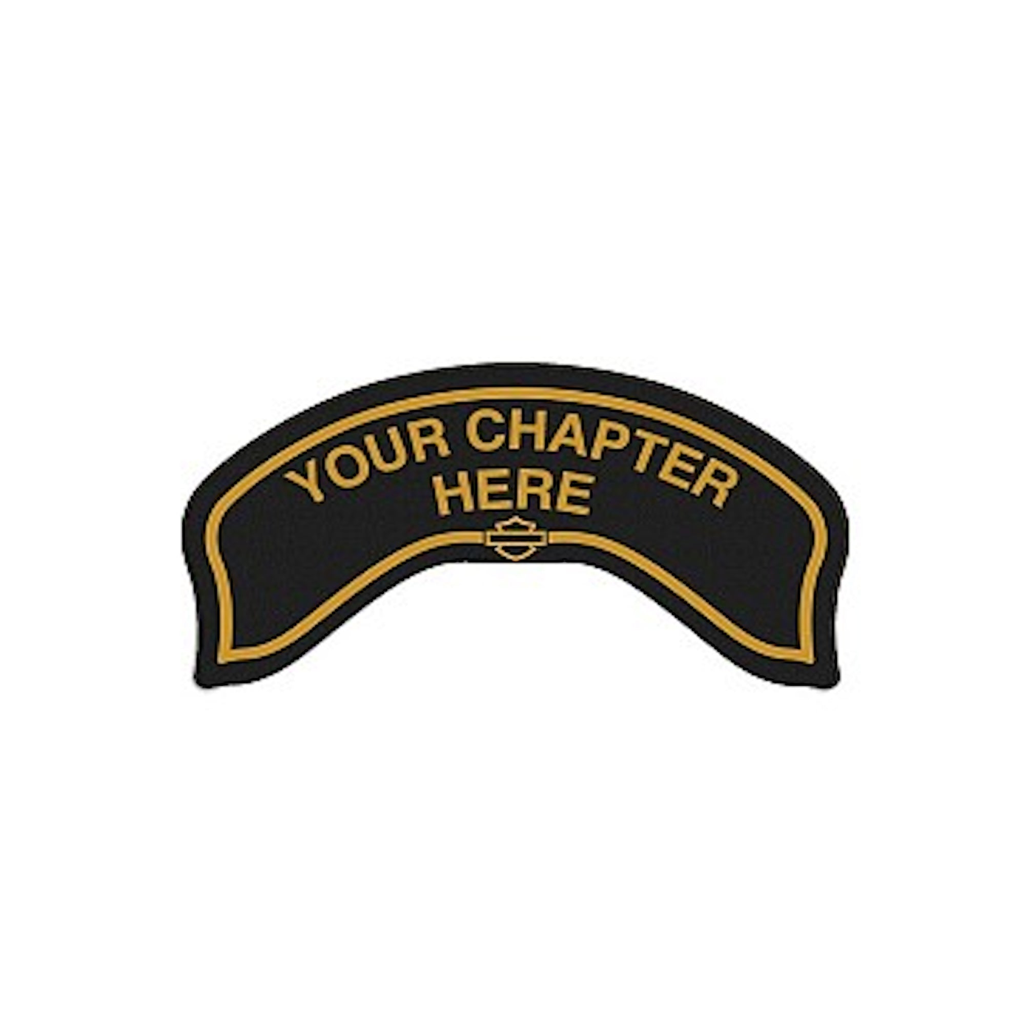 Chapter Rocker Patch In Gold - SMALL