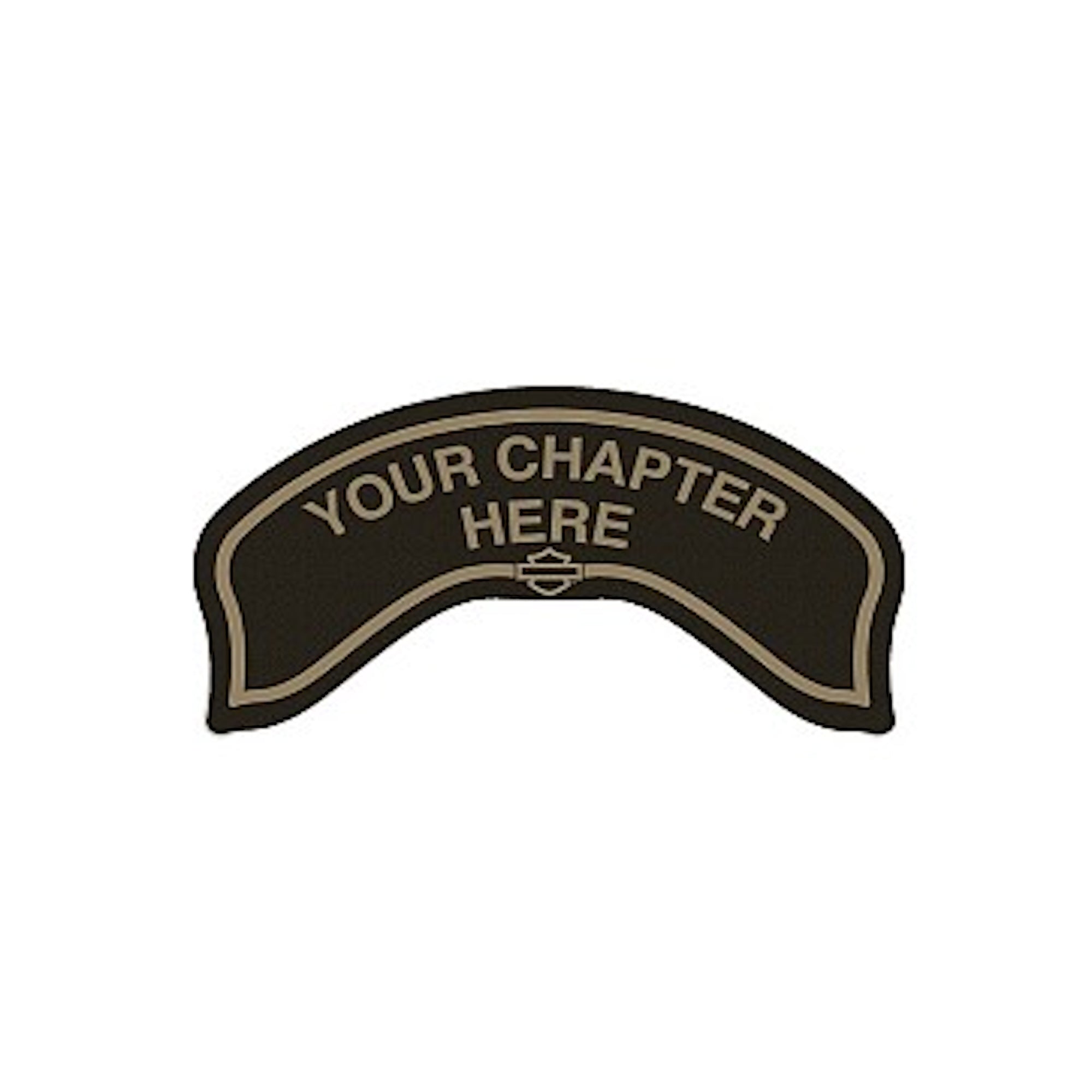 Chapter Rocker Patch In Tan - SMALL