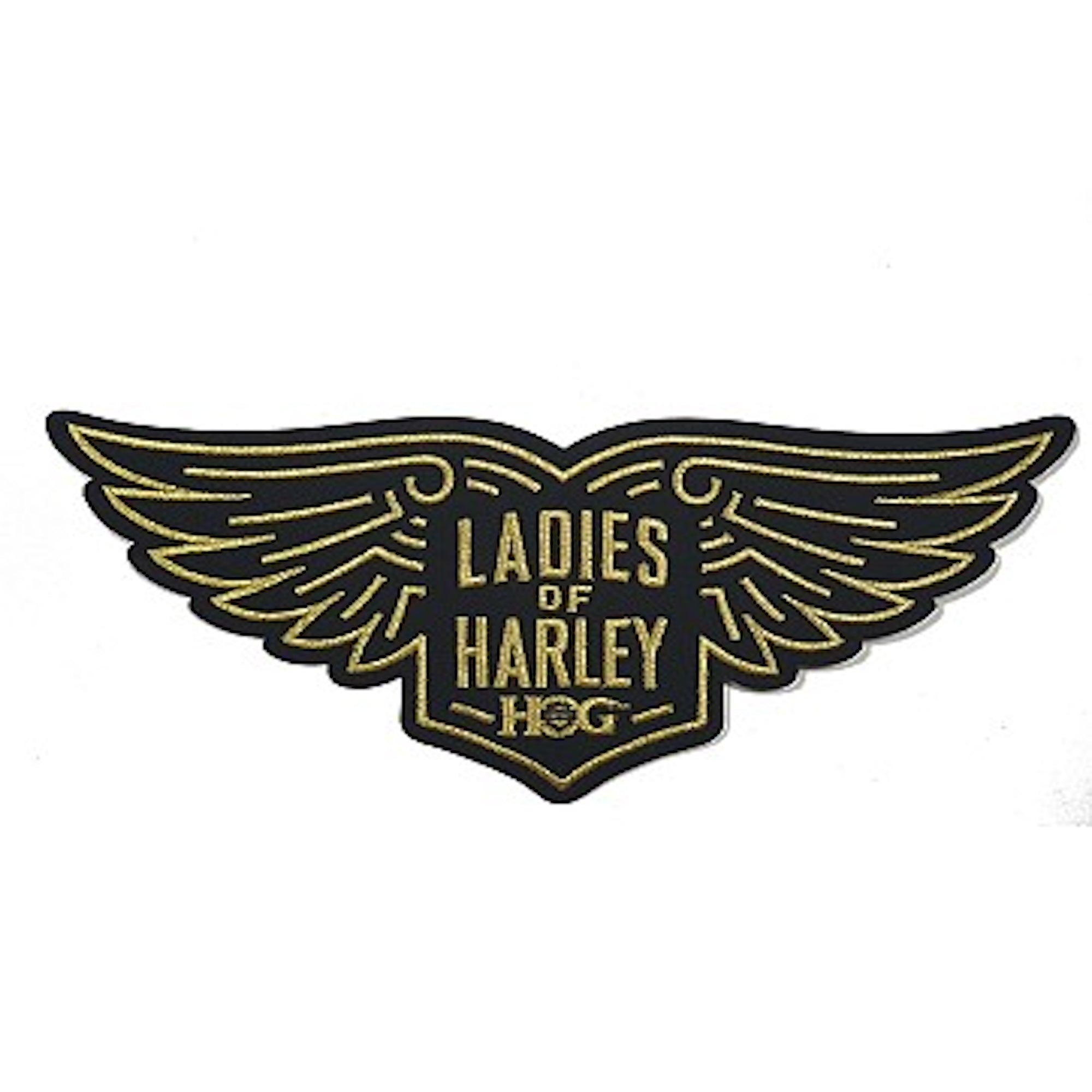 LOH Wings Patch in Gold – GROß