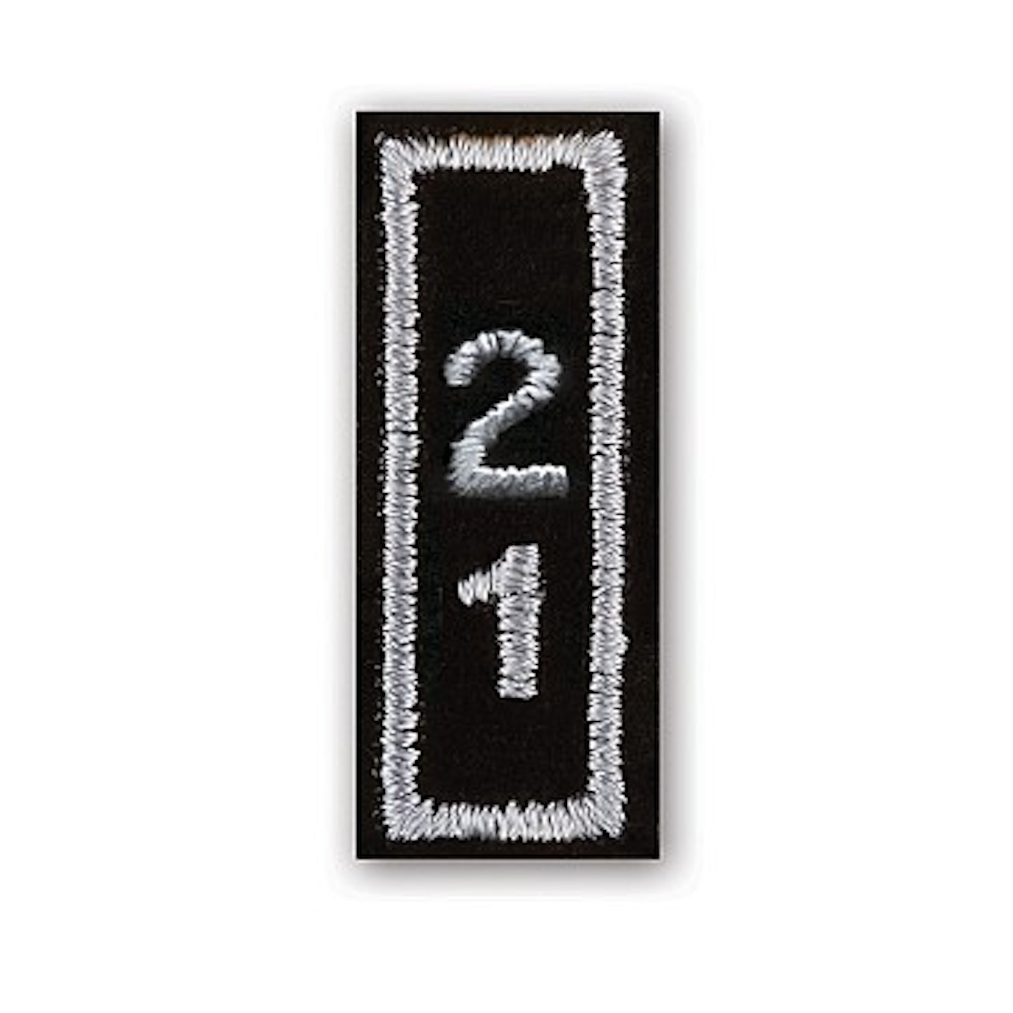 Year 21 Patch In Silver