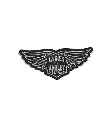 L.O.H Wings Patch In Silver - SMALL