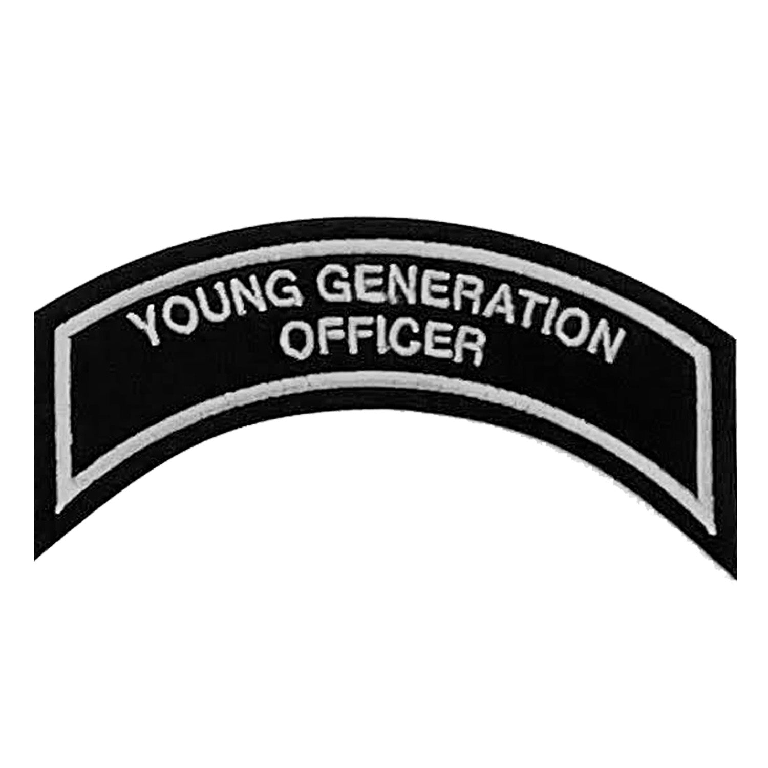 Young Generation Officer Patch In Silver