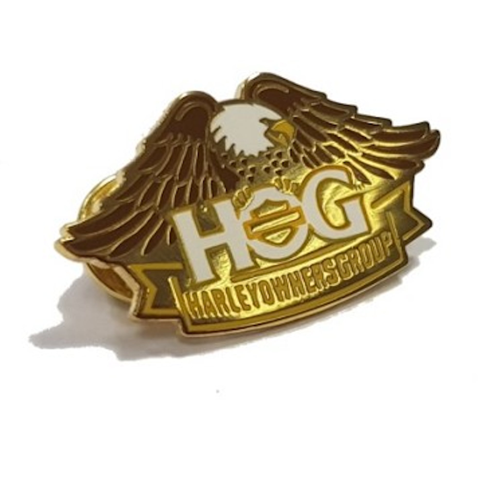 H.O.G. Eagle Pin - GOLD PLATED