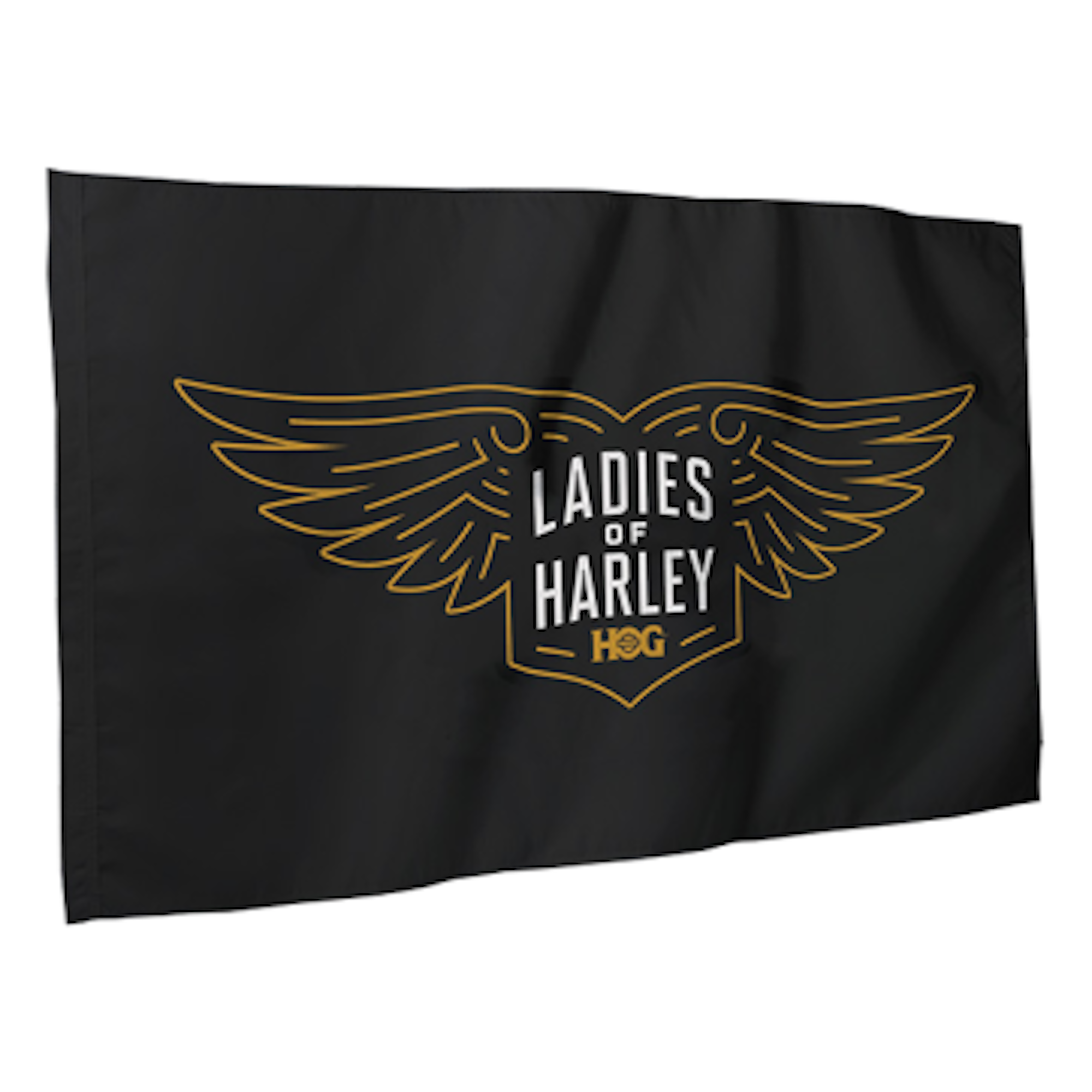 Bandera LOH Wings en Negro 