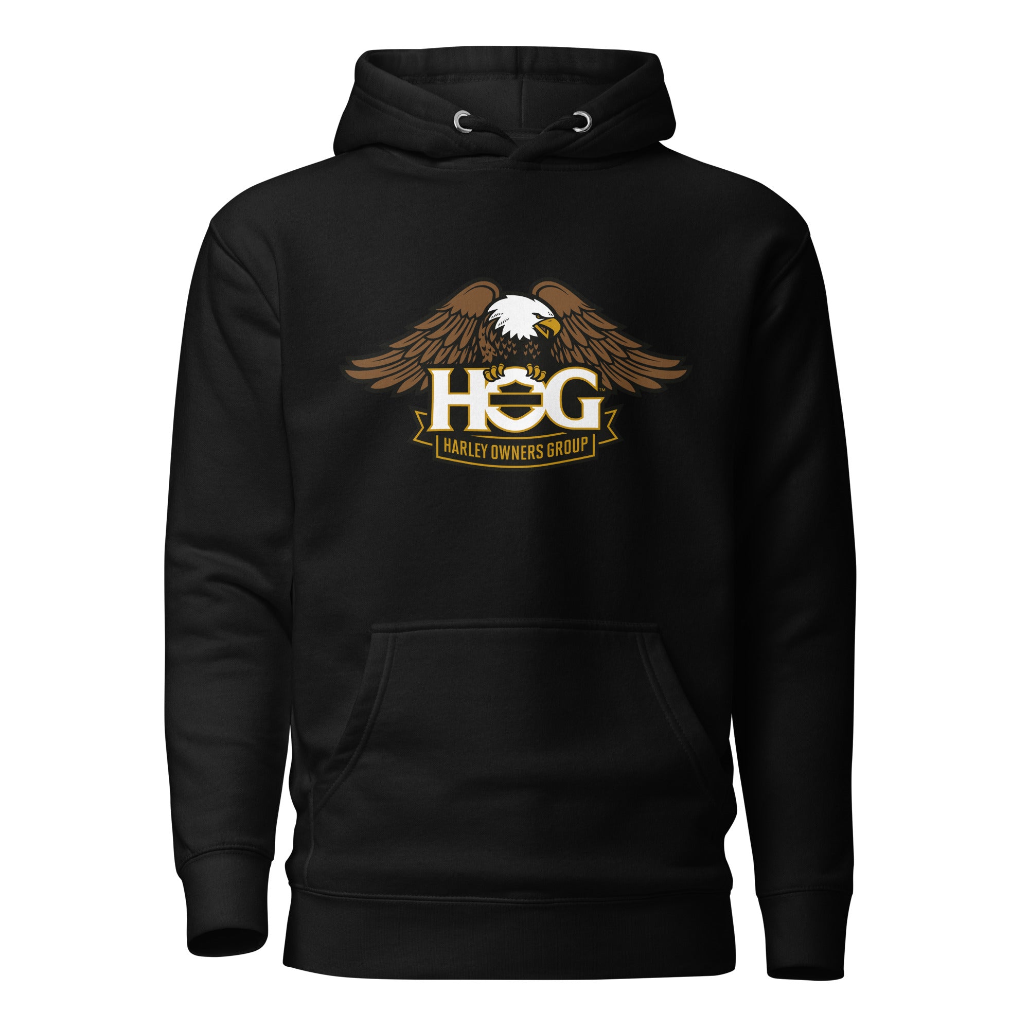 Felpa con cappuccio unisex HOG Eagle